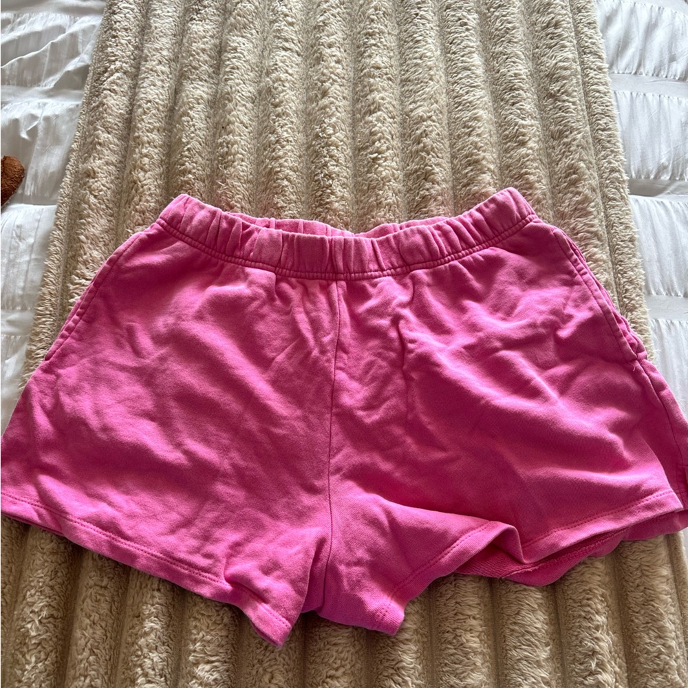 Garage Pink Athletic Shorts
